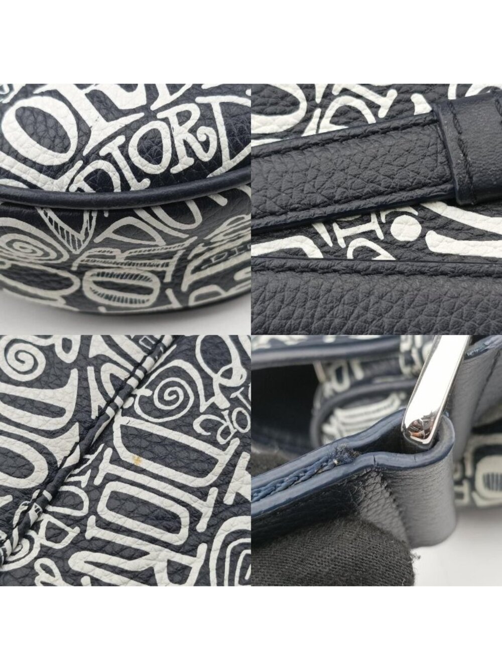 Dior Saddle Navy Leather Shoulder Bag - Picture 16 of 16